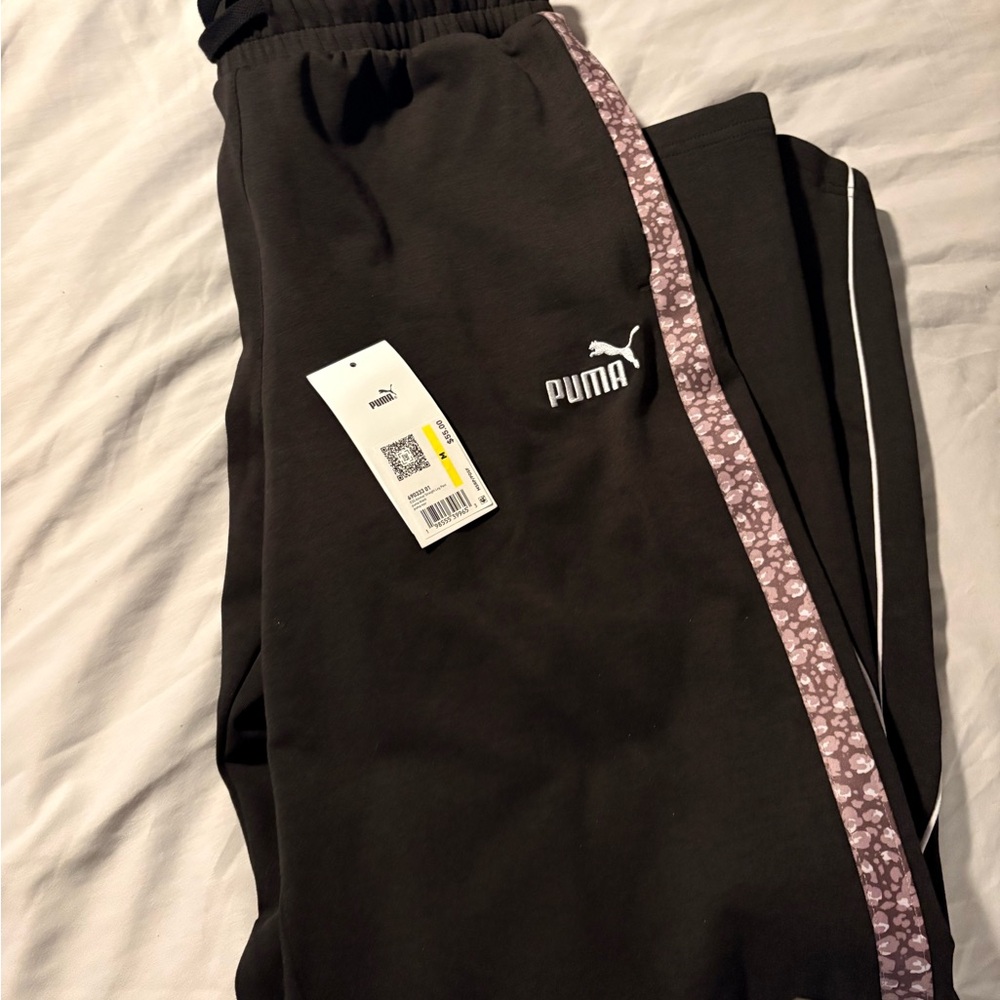 Puma Black Straight Leg Pants - Picture 5 of 5